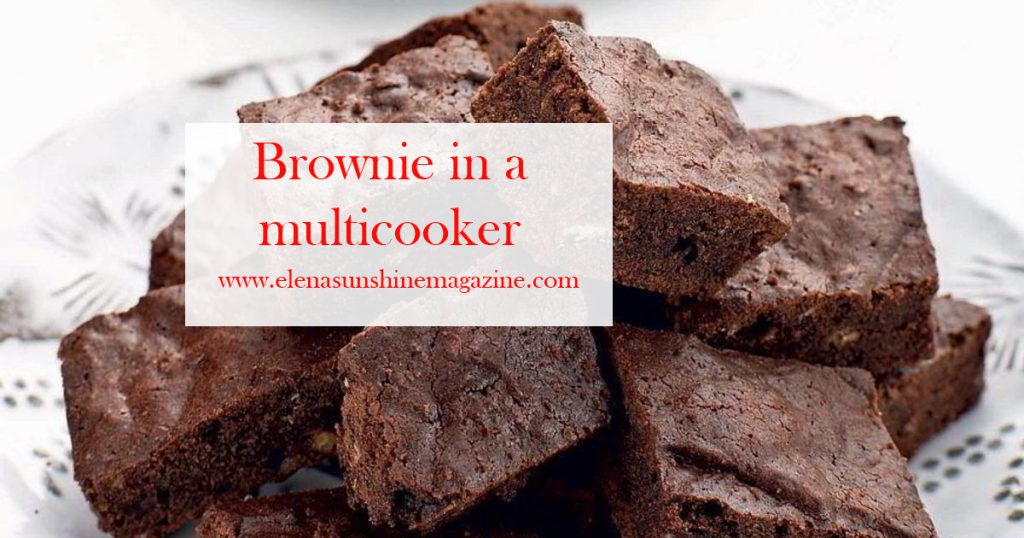 Brownie in a multicooker