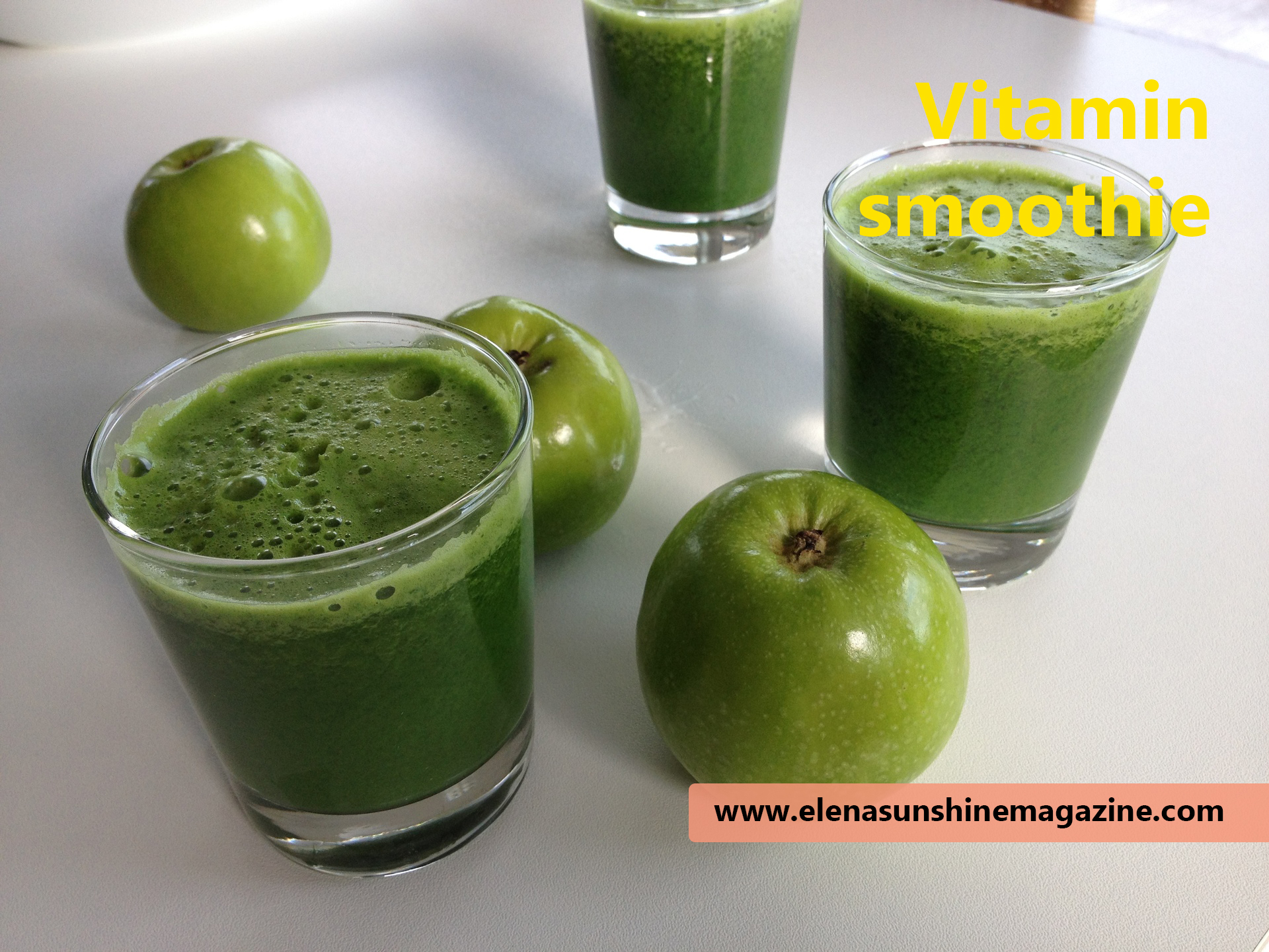 Vitamin smoothie - Elena Sunshine Magazine®