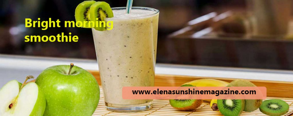 Bright morning smoothie