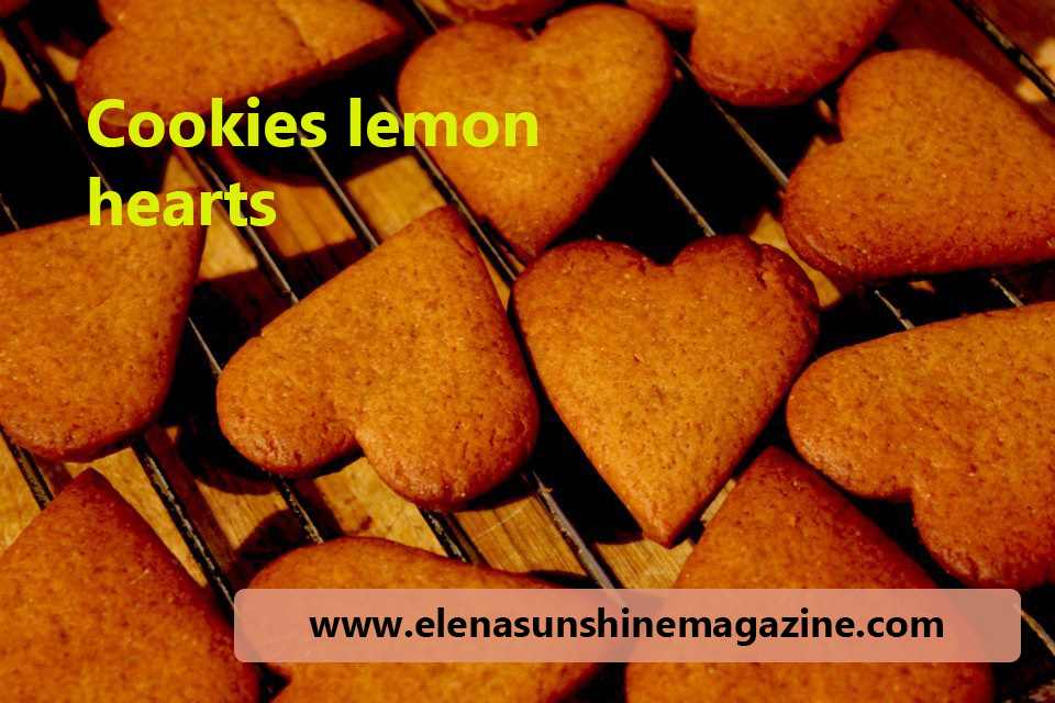 Cookies lemon hearts