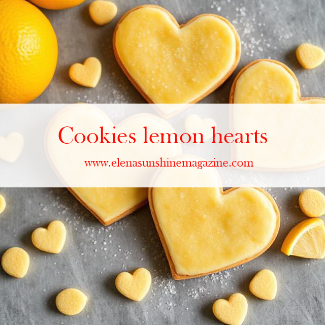 Cookies lemon hearts