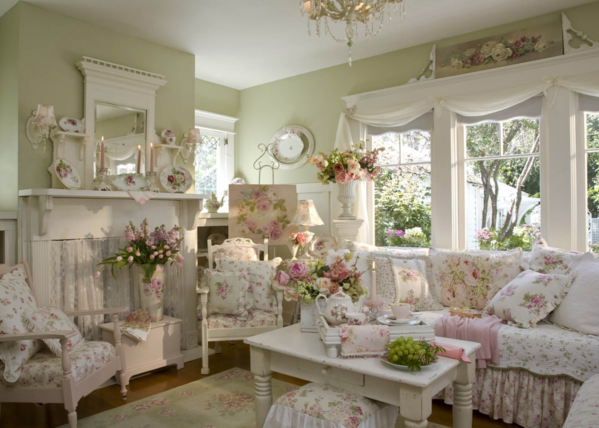 Floral interior decor