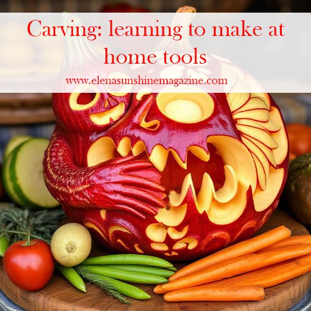 Carving: learning to make at home tools