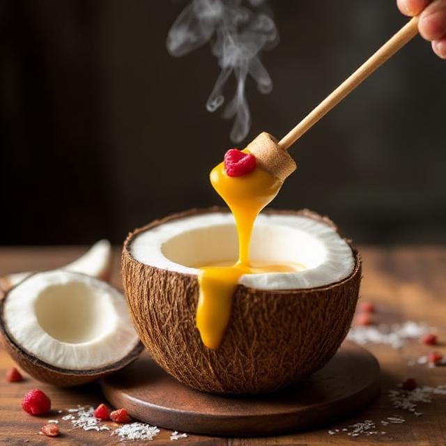 coconut fondue
