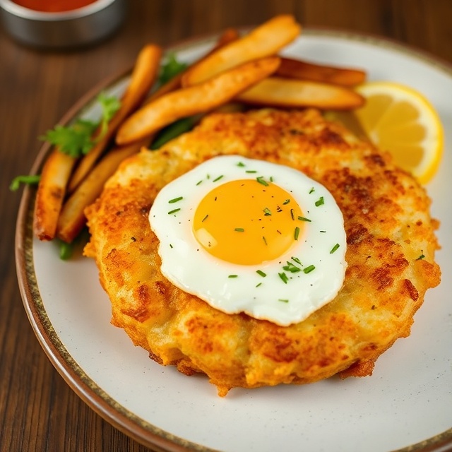 hashbrown with egg