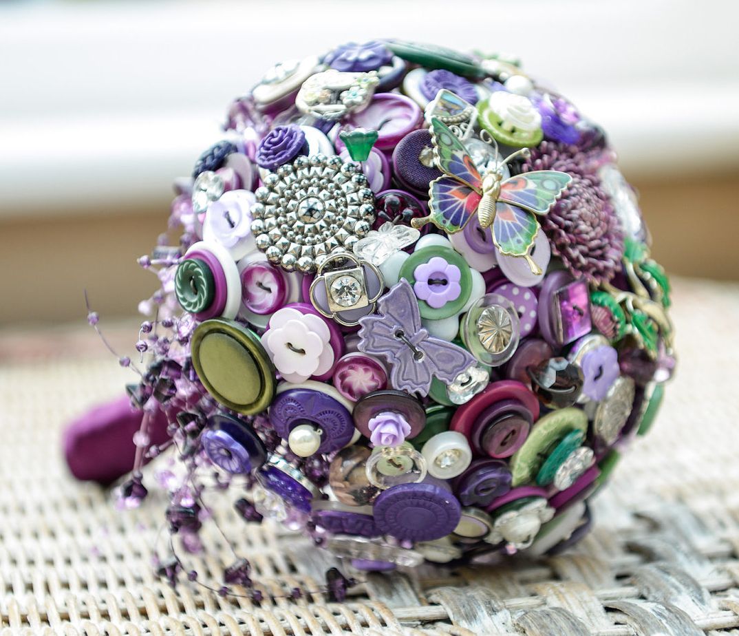 Bouquets from buttons