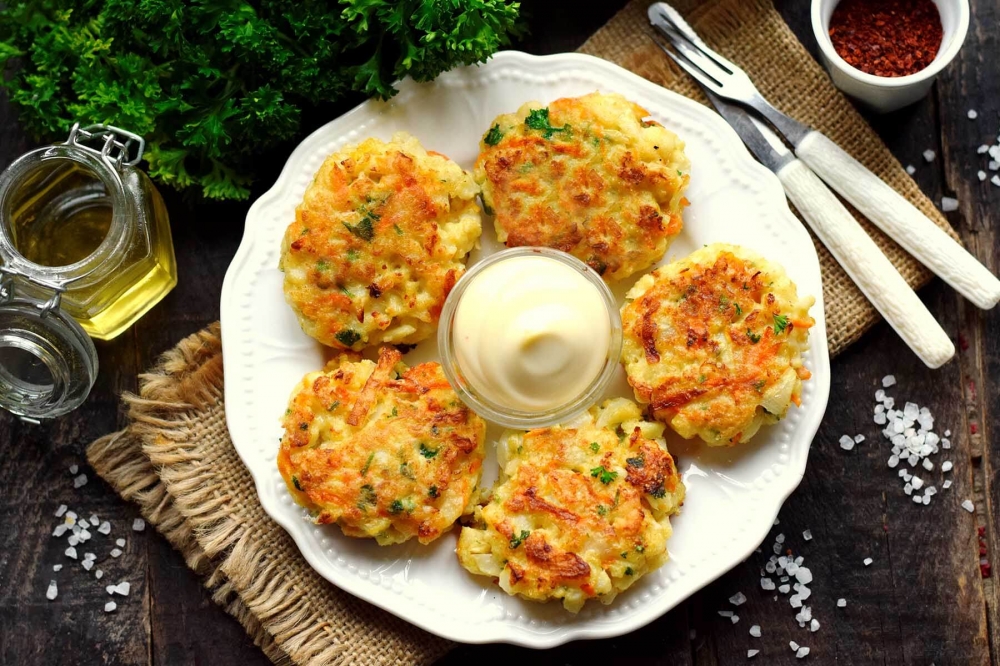 Cutlets from cauliflower