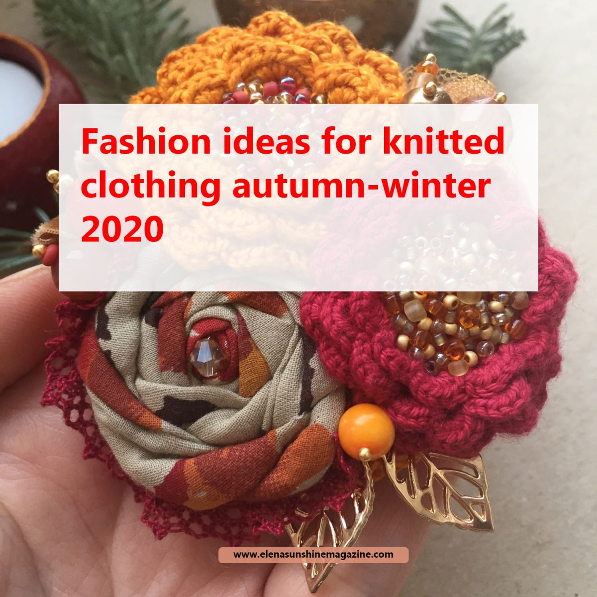 Fashion ideas for knitted clothing autumn winter 2020