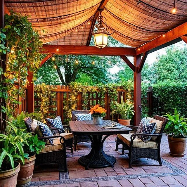 Textile Ideas for Patios and Gazebos