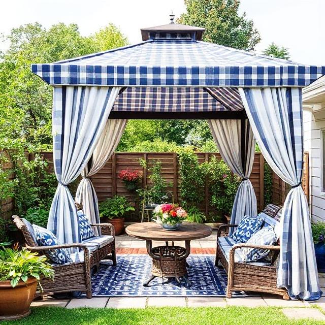 Textile Ideas for Patios and Gazebos