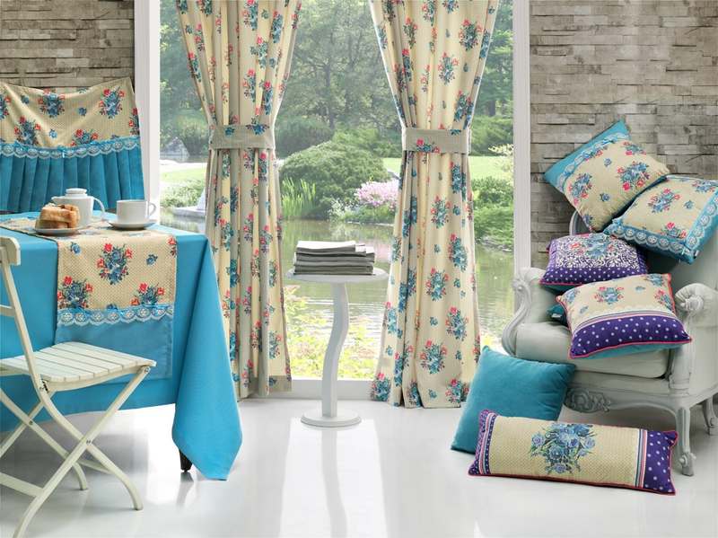 Textile decor for a beautiful interior