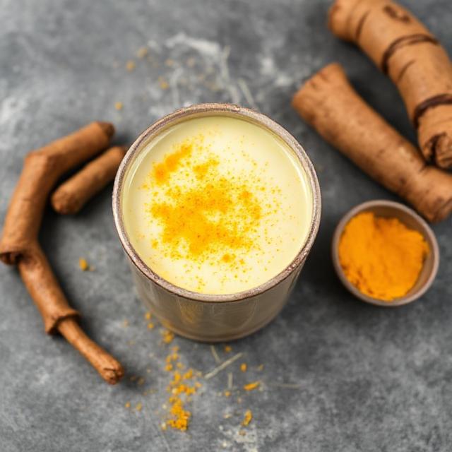 Turmeric with milk