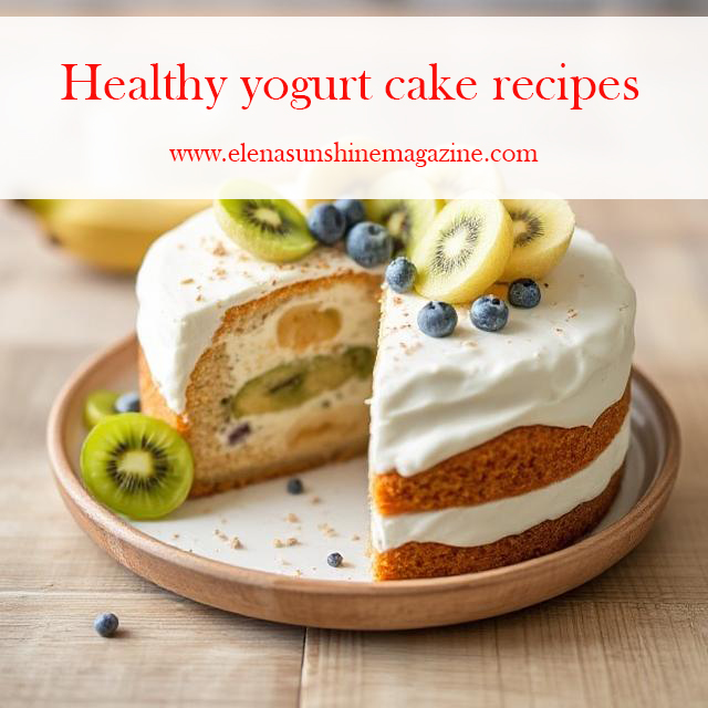 Healthy yogurt cake recipes