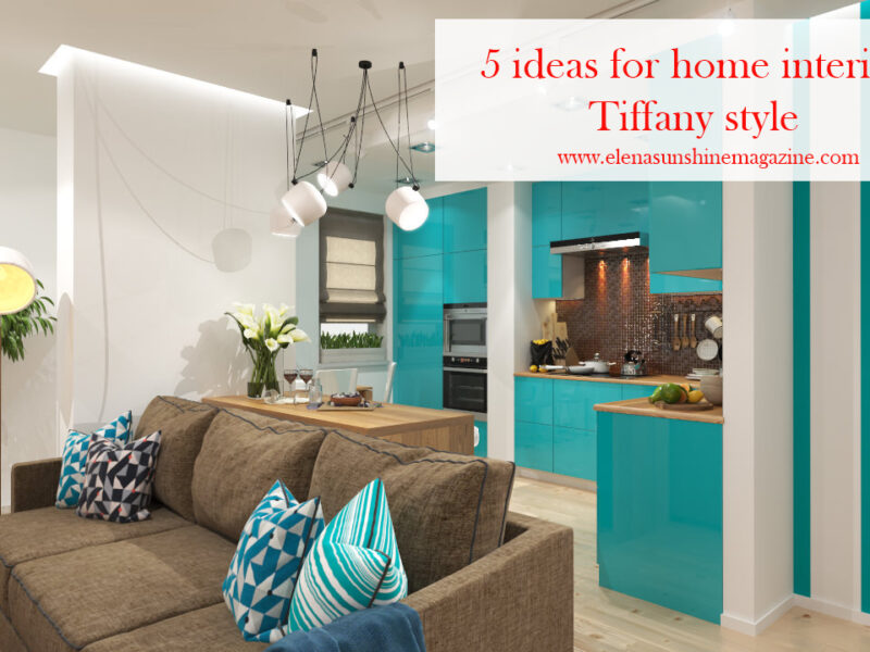 5 ideas for home interior Tiffany style