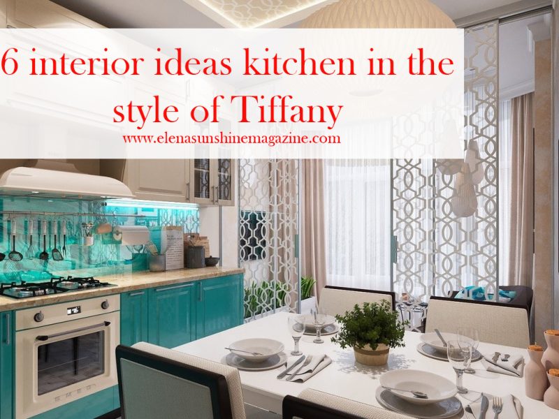 6 interior ideas kitchen in the style of Tiffany