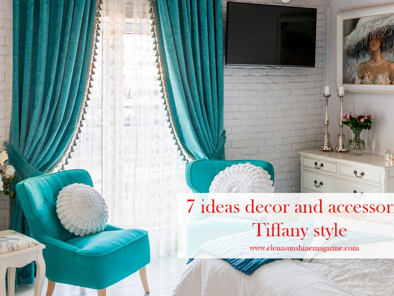 7 ideas decor and accessories Tiffany style