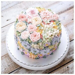 11 ideas for decorating cakes with flowers - Elena Sunshine Magazine®