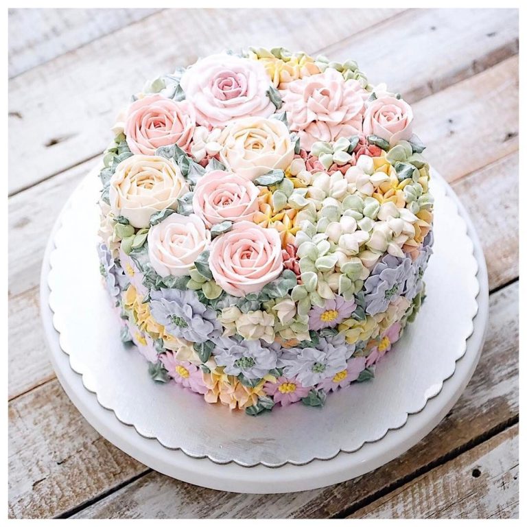 Wild flower cake