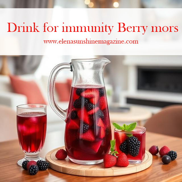 Drink for immunity Berry mors