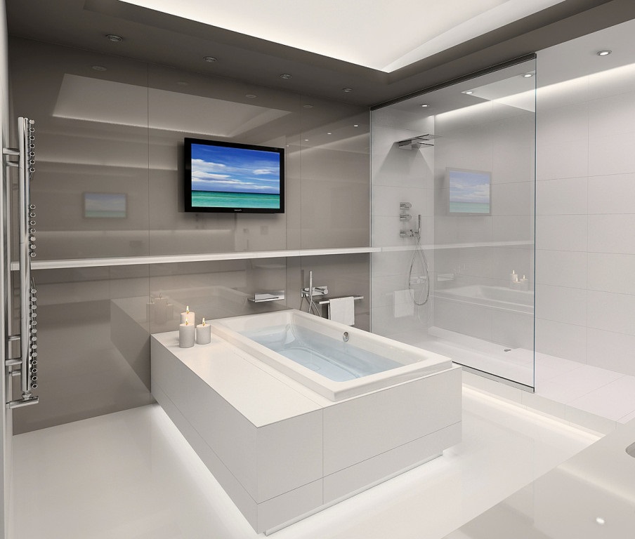 Minimalistic bathroom design