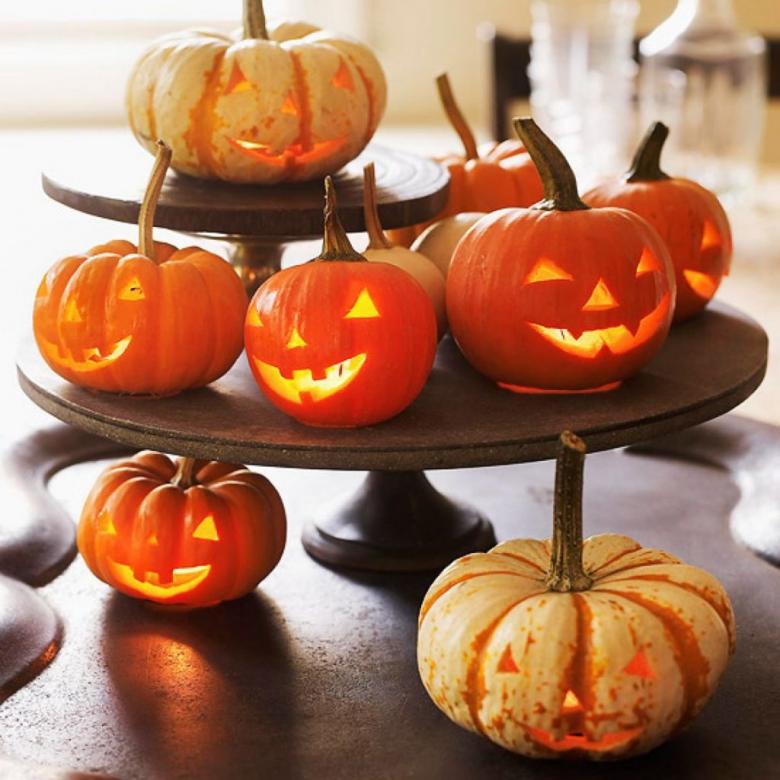 Pumpkin: traditional lanterns and other design ideas