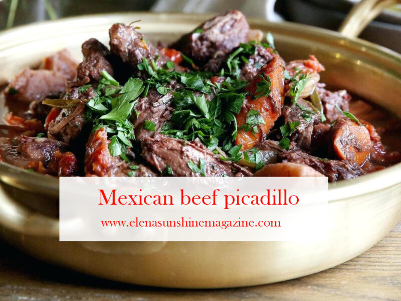 Mexican beef picadillo