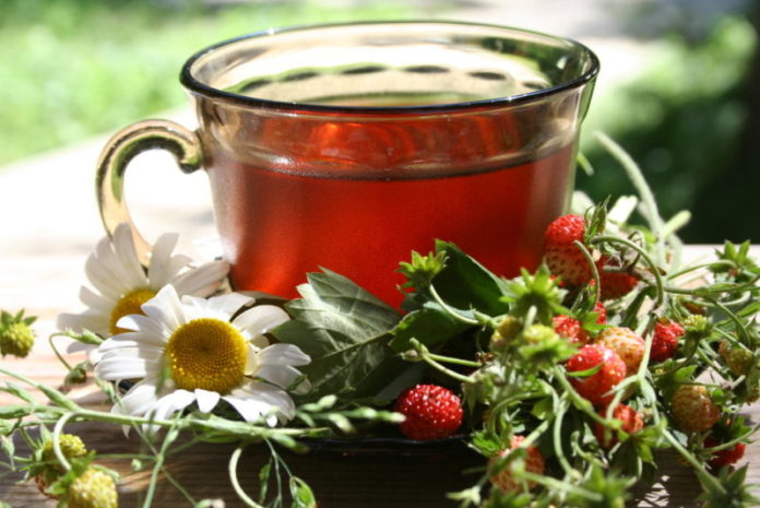 Strawberry tea