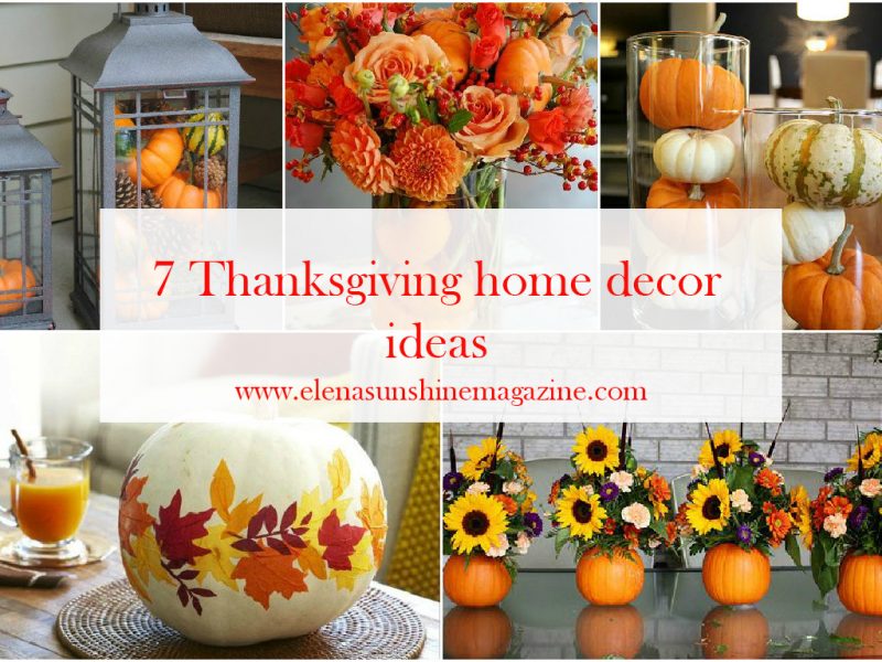 7 Thanksgiving home decor ideas