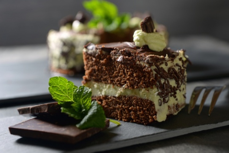 Avocado brownies in a slow cooker