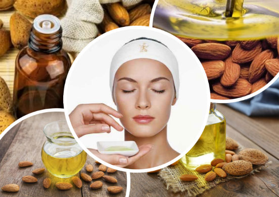 Facial massage with oil