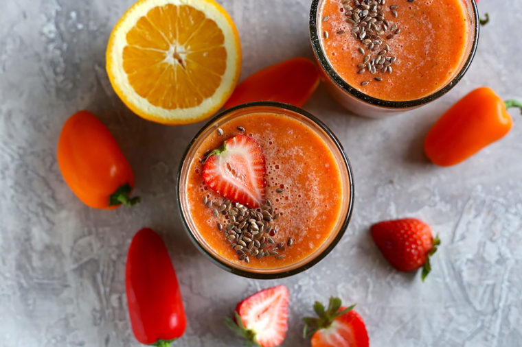 Smoothie citrus with pepper