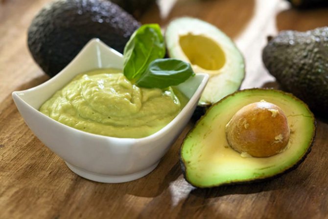 Cream of avocado