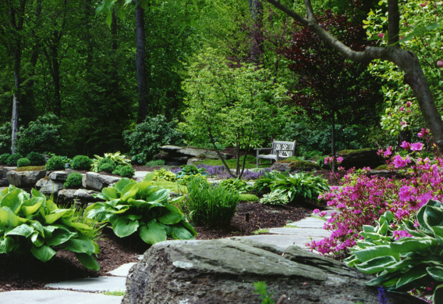 3 useful ideas for creating a garden in a natural style