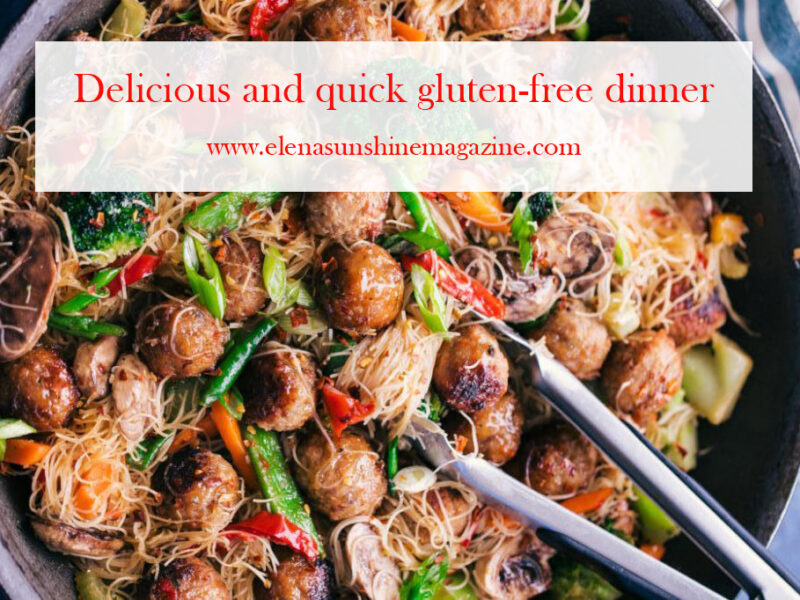 Delicious and quick gluten-free dinner