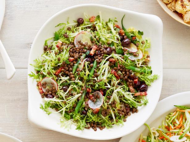 lentil salad with herbs