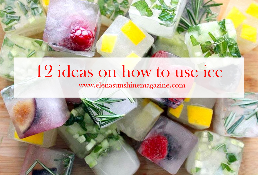 12 ideas on how to use ice molds