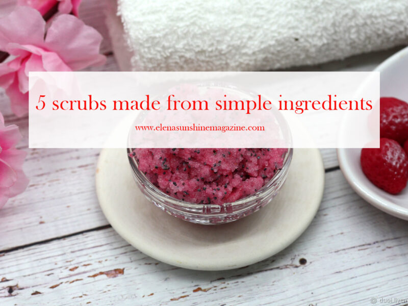 5 scrubs made from simple ingredients
