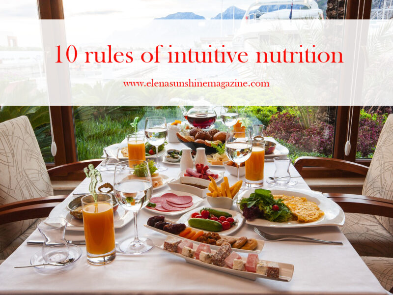 10 rules of intuitive nutrition