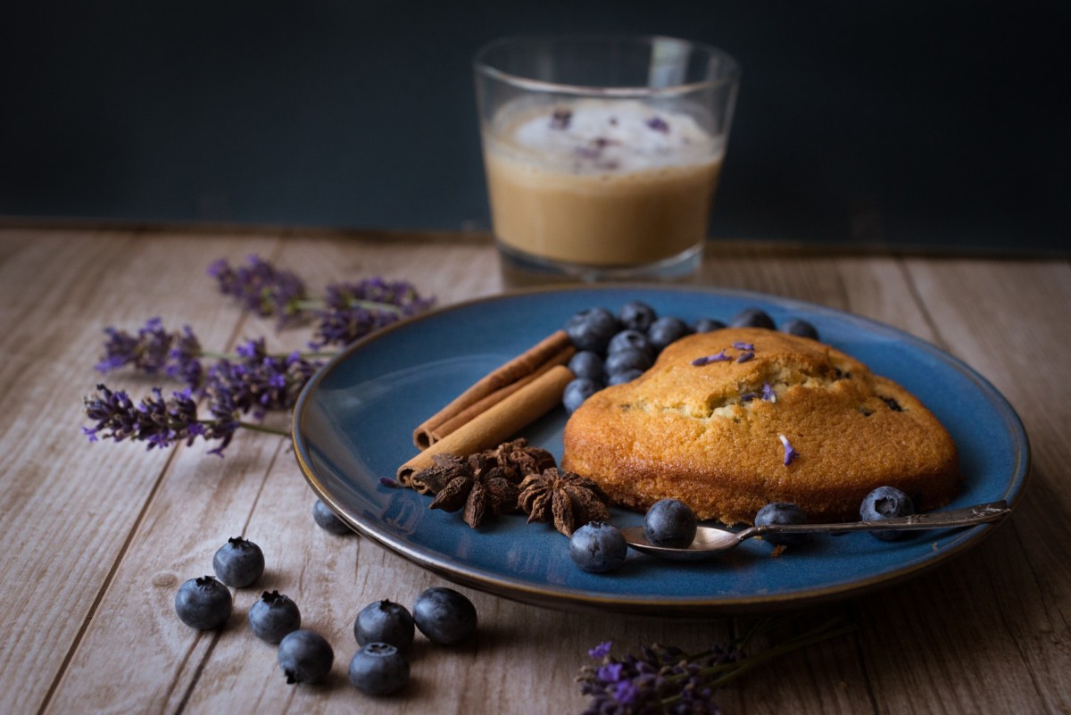 Cocoa with lavender