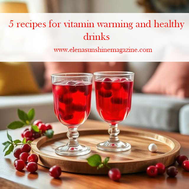 5 recipes for vitamin warming and healthy drinks