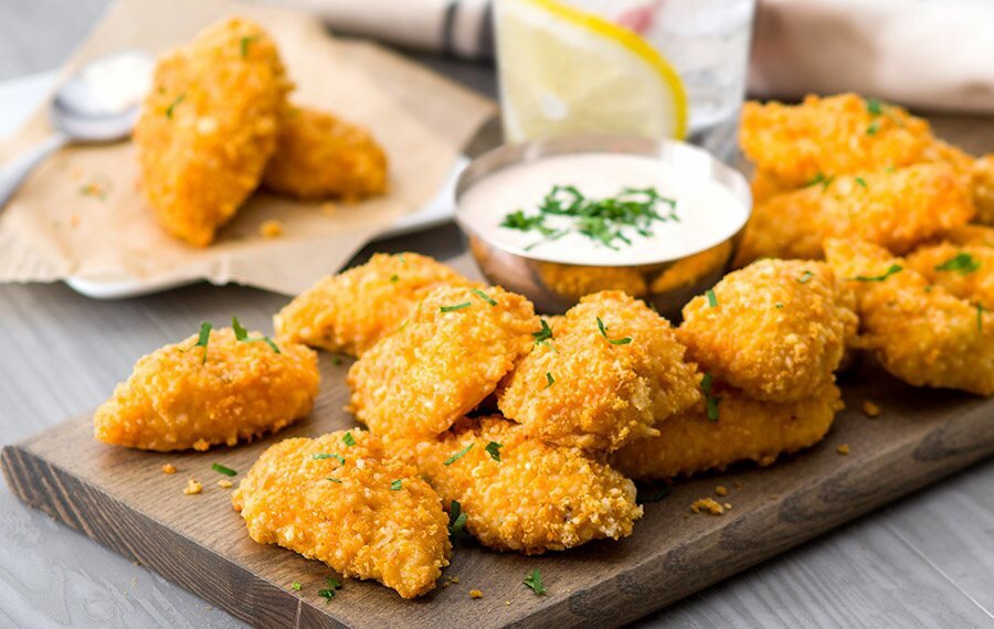 Chickpea nuggets