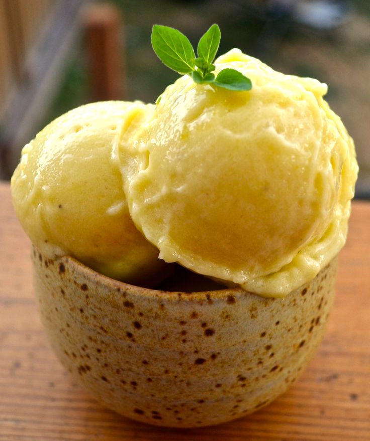 Melon sorbet