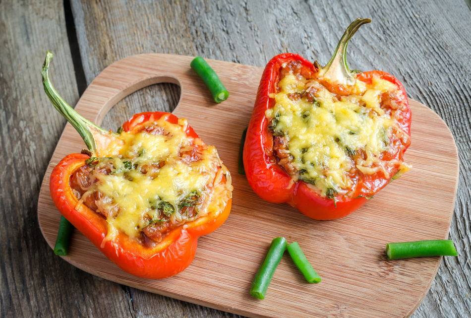 Eggs in bell pepper