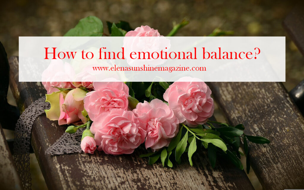 How to find emotional balance?