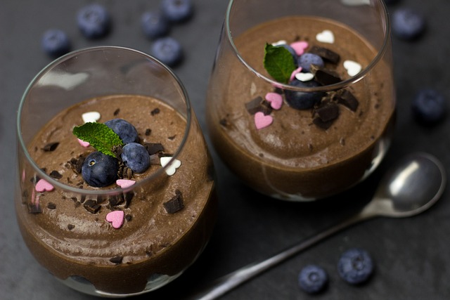 Avocado chocolate mousse