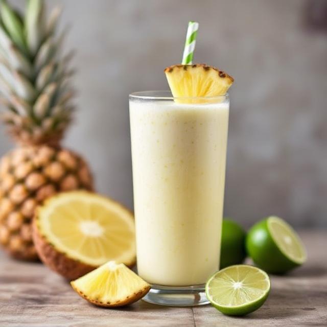 Pineapple-lime smoothie