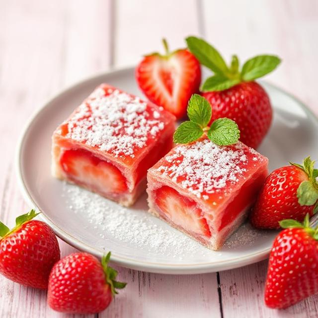 Strawberry pastille
