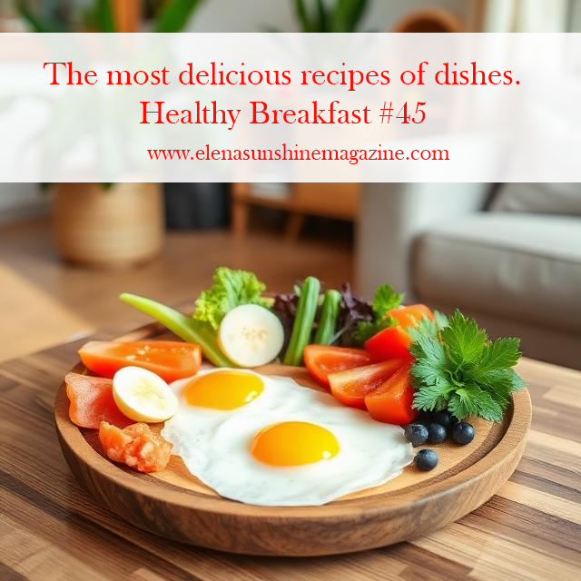 The most delicious recipes of dishes. Healthy Breakfast #45