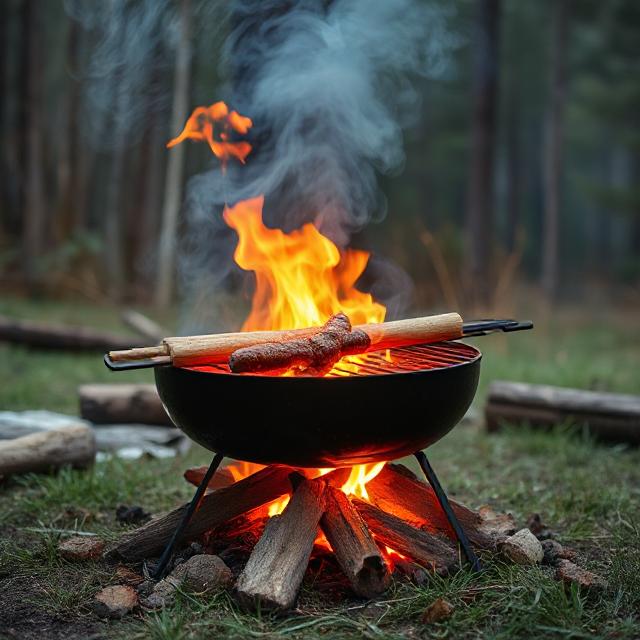 barbecue in nature