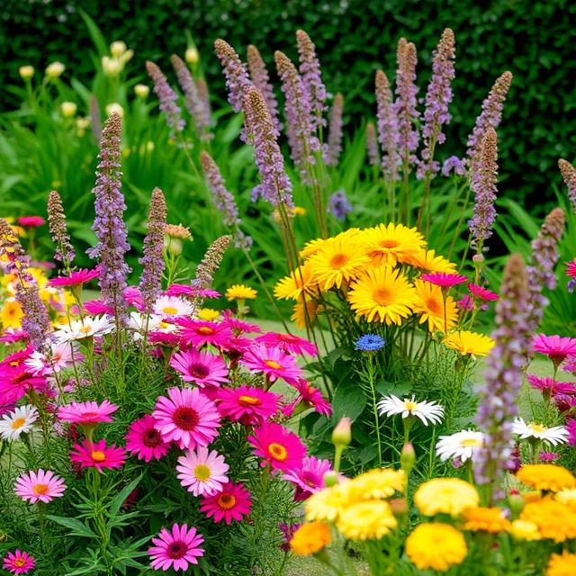 A good choice of garden and beautiful flowers